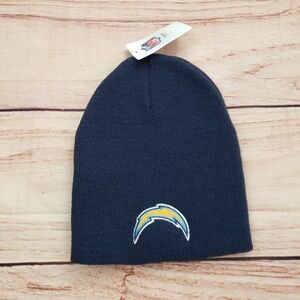 Los Angeles Chargers Hat Cap Beanie One Size Blue Yellow‎ NFL Football Mens A1
